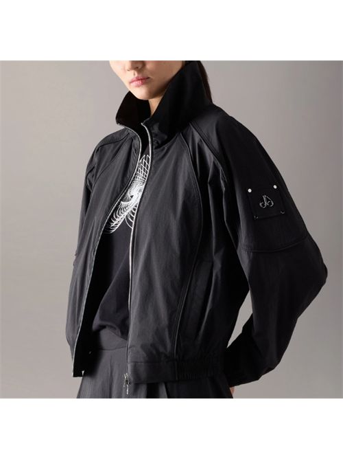 SKYLINE CROP JACKET MOOSE KNUCKLES | M16LJ127292 BLACK